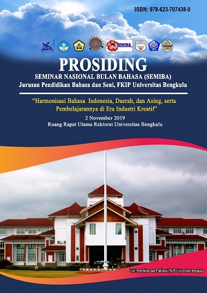 					View 2019: Prosiding Seminar Nasional Bulan Bahasa (Semiba), 2 November 2019
				